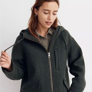 Madewell Dark Green Pea Coat